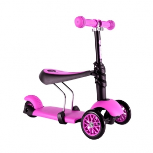 Yvolution Glider Seat 3 в 1 розовый